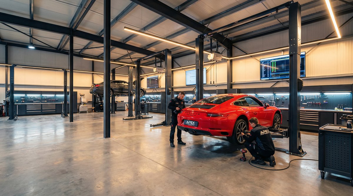 探花汽车改装中心实景